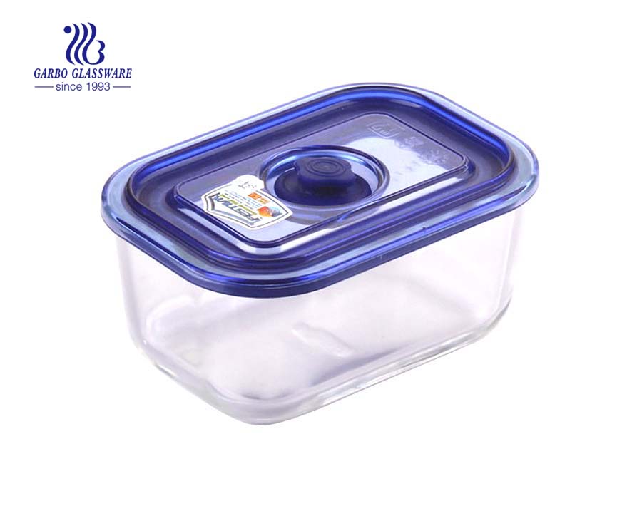 Hochwertige rechteckige Mikrowelle und ofenfeste Lunchbox aus Glas