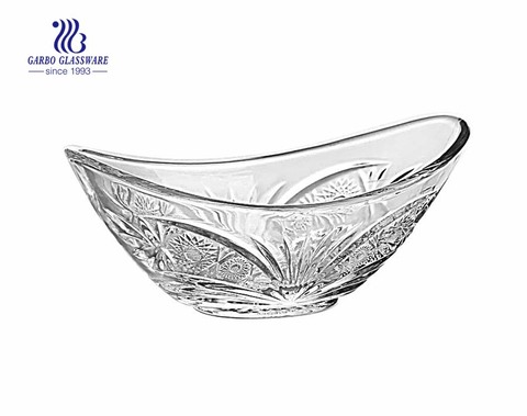 Fancy design factory glass dessert bowl for home