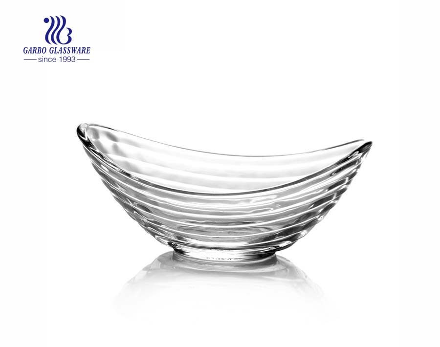 Fancy design factory glass dessert bowl for home