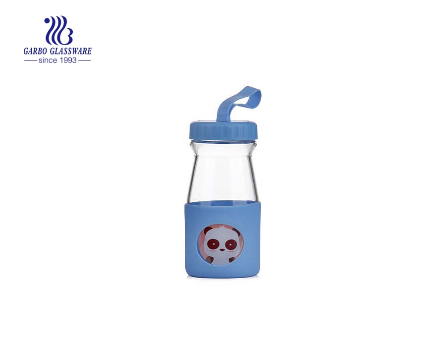 500ml Pyrex Glass Hot Milk Bottle with Lid