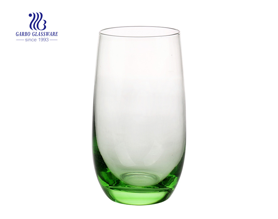 500ml colored blowing glass cup 