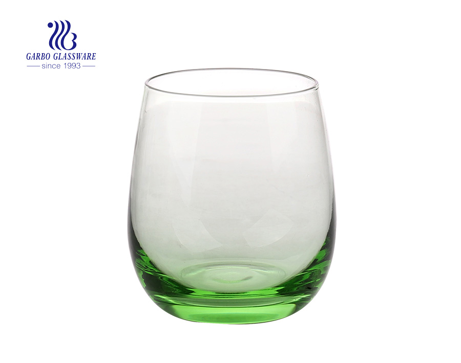 500ml colored blowing glass cup 