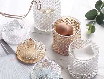 What are the functions of glass candy pot