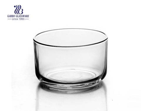 Brief design straight 4.5 inch glass bowl 
