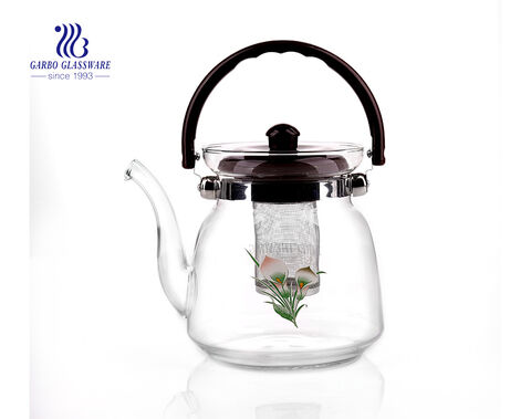 Heat resistant borosilicate boron glass pitcher glass jug glass tea pot China factory