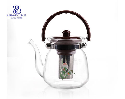 Heat resistant borosilicate boron glass pitcher glass jug glass tea pot China factory