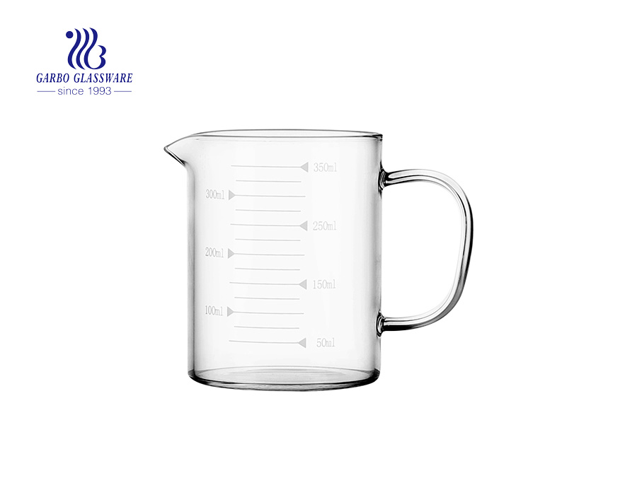 Nhà máy thủy tinh Hà Bắc pyrex Trung Quốc thủy tinh borosilicat bình thủy tinh glas bình thủy tinh carafe với decal tùy chỉnh