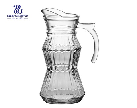 Garbo Glass private moulds glass pitchers glass jugs with custom color printing