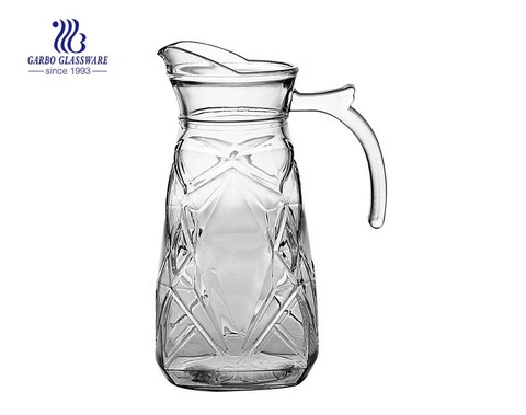 Khuôn cổ điển Garbo Glass Bình thủy tinh 1.8L bình thủy tinh với màu phun tùy chỉnh