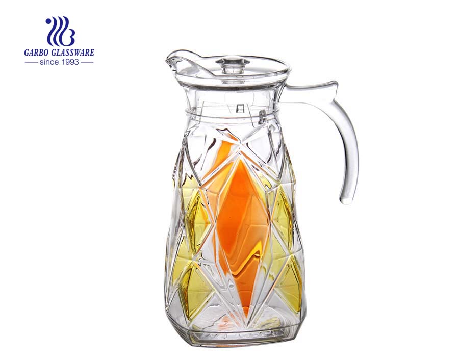 Khuôn cổ điển Garbo Glass Bình thủy tinh 1.8L bình thủy tinh với màu phun tùy chỉnh