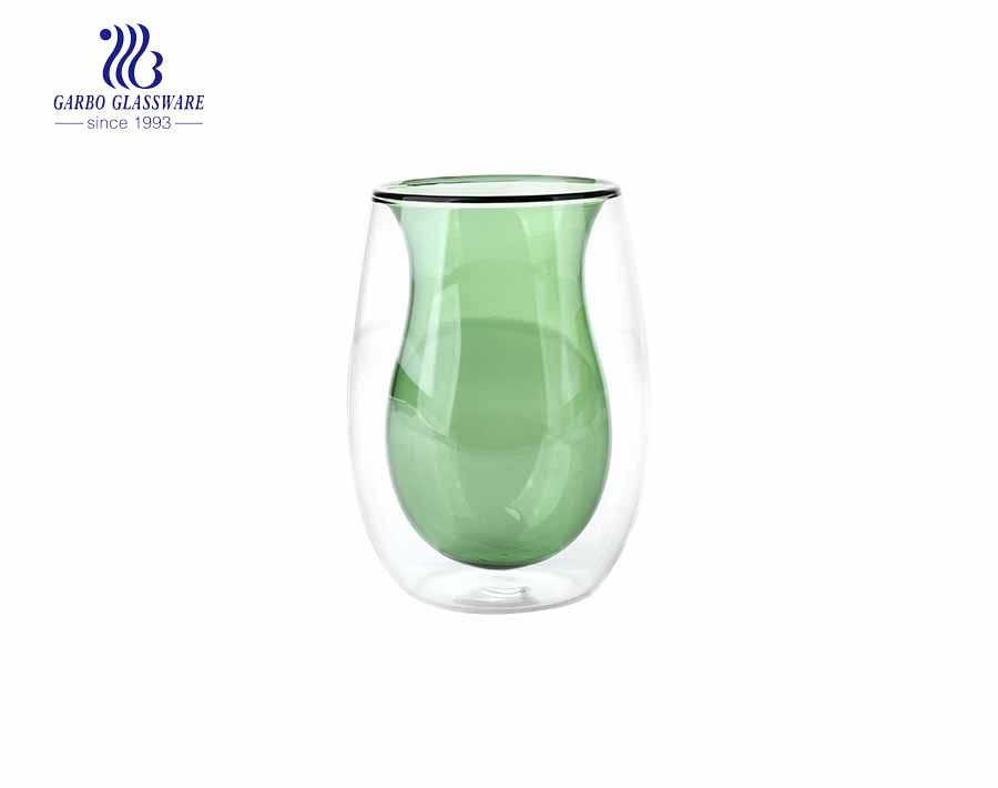 Garbo New Pyrex Glass Cup с двойной стенкой, 8 унций, стаканы для напитков и кофе