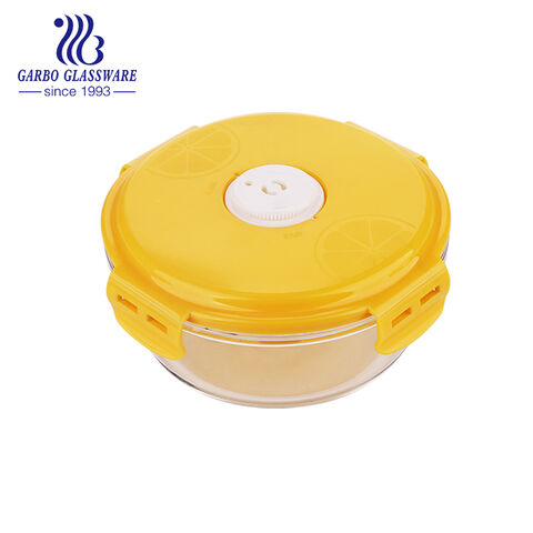 What type of glass lunch box can be placed in a microwave oven? factory