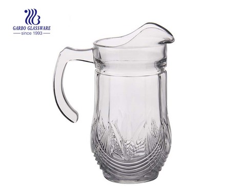 China FOB Guangzhou glassware glass pitcher glass jug factory supplier