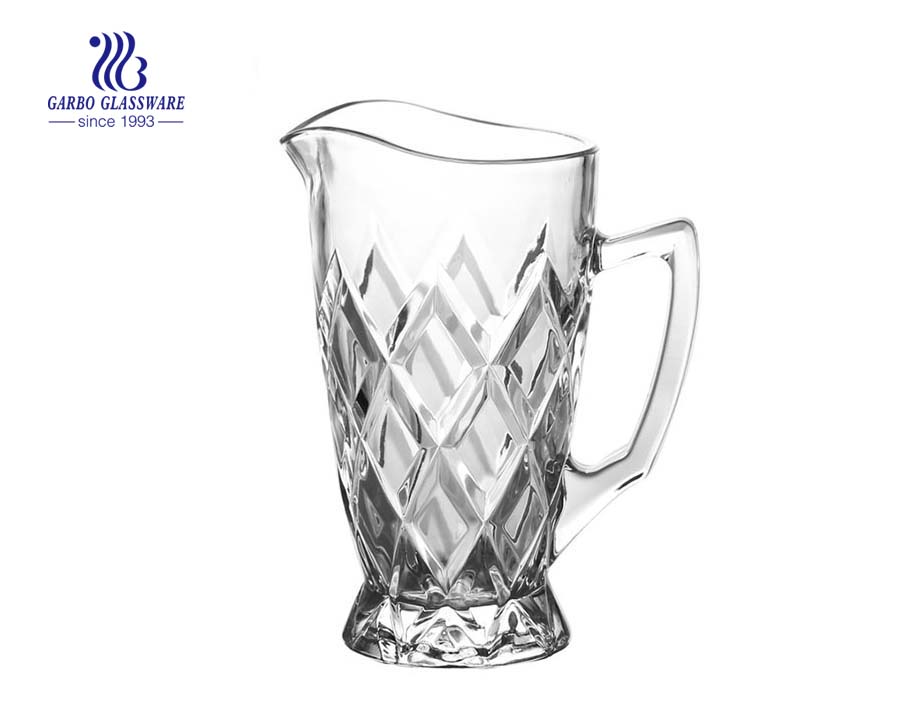 China FOB Guangzhou glassware glass pitcher glass jug factory supplier