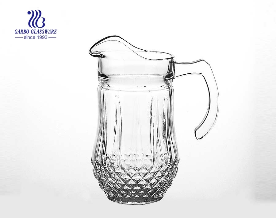 China FOB Guangzhou glassware glass pitcher glass jug factory supplier