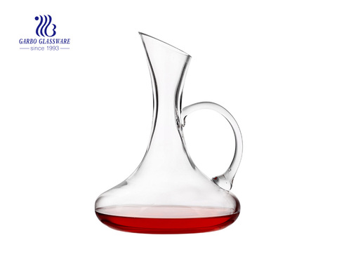 Decanter per vino in vetro di lusso con confezione regalo in stock per l'esportazione