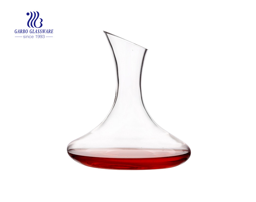 Decanter per vino in vetro di lusso con confezione regalo in stock per l'esportazione