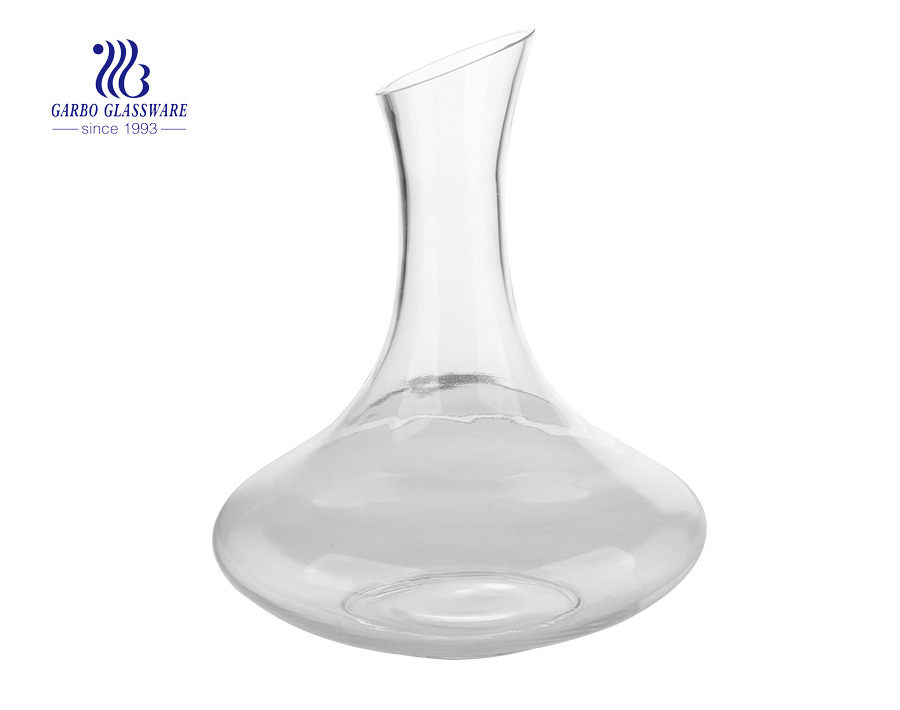 Decanter per vino in vetro di lusso con confezione regalo in stock per l'esportazione