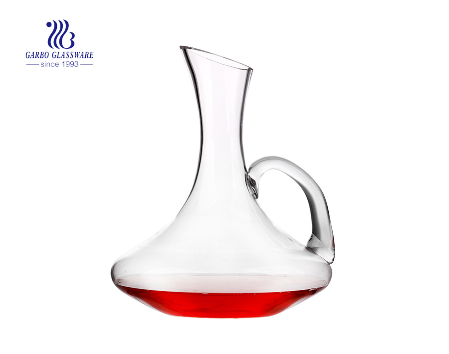 2L glass red wine decanter with customized gift box set