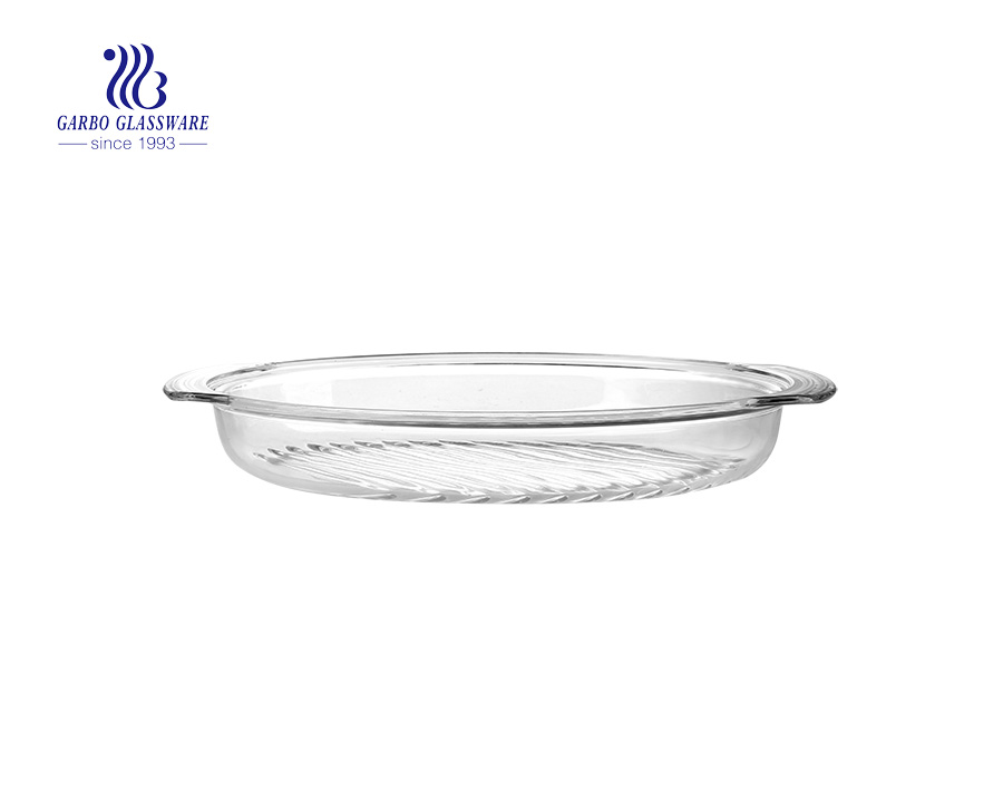 Wholesale cheap heat resistance rectangle pyrex glass baking dish for food warmer