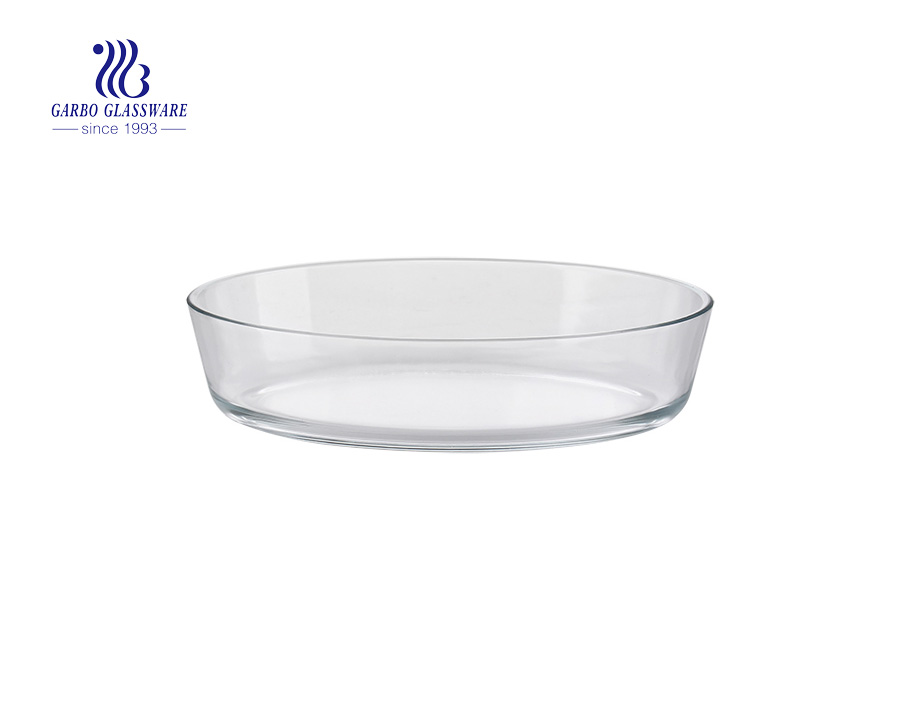 Wholesale cheap heat resistance rectangle pyrex glass baking dish for food warmer