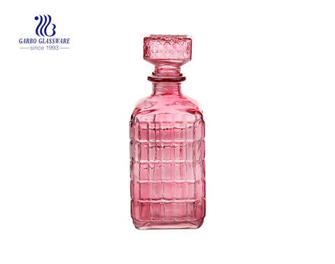 Decanter in vetro rosa per donna cool