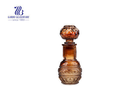 Carafe en verre de whisky décoratif coloré 55ml pour pique-nique