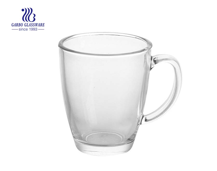 Tasse à thé en verre classique de 13.7 oz pour la conception du festival