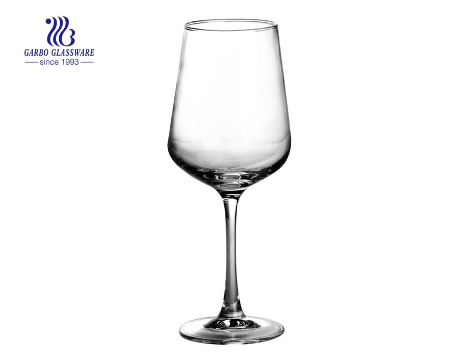 Crystal glass short stemmed big belly wine glass for home