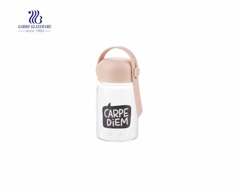 Small Portable Glass Hot Water Bottle With Customized Designs