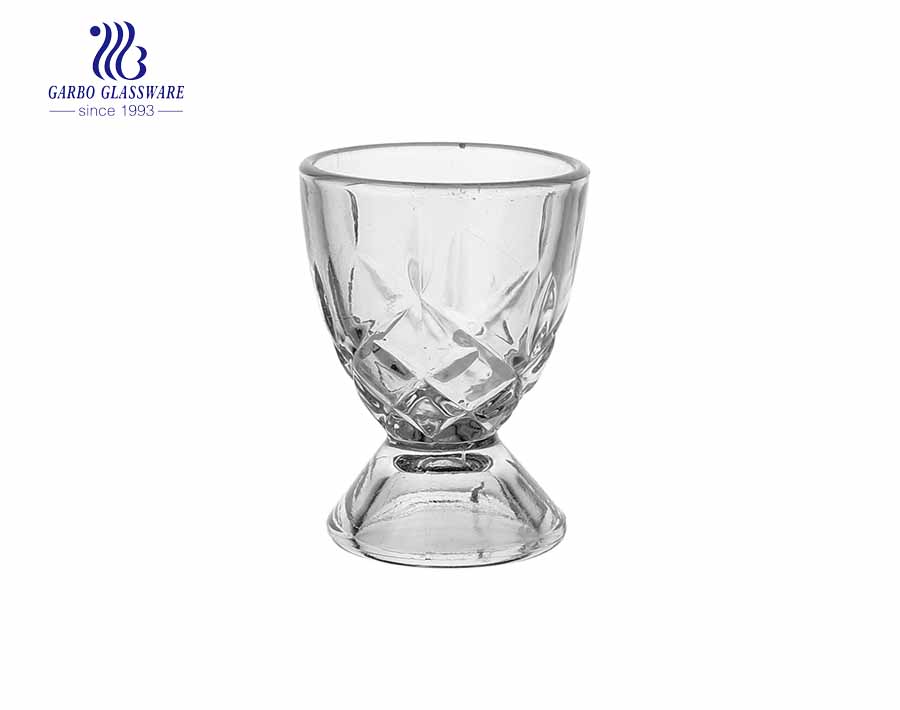 20ml 2 division tequila drinking shot glass 