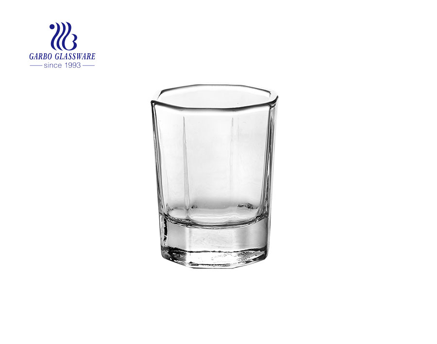 20ml 2 division tequila drinking shot glass 