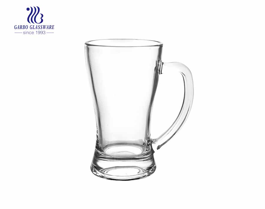 22oz glass mug for beer drinking handle glass with cheap price