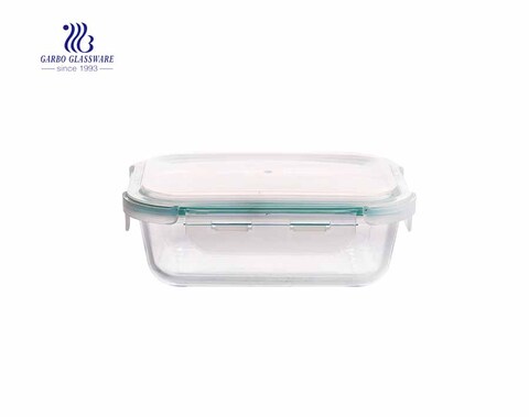 1040ml Rechteckige klassische Lunchbox aus Pyrexglas