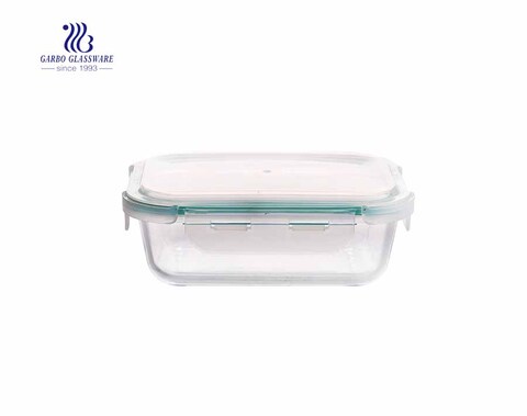 Lonchera rectangular de vidrio pyrex de 1040 ml