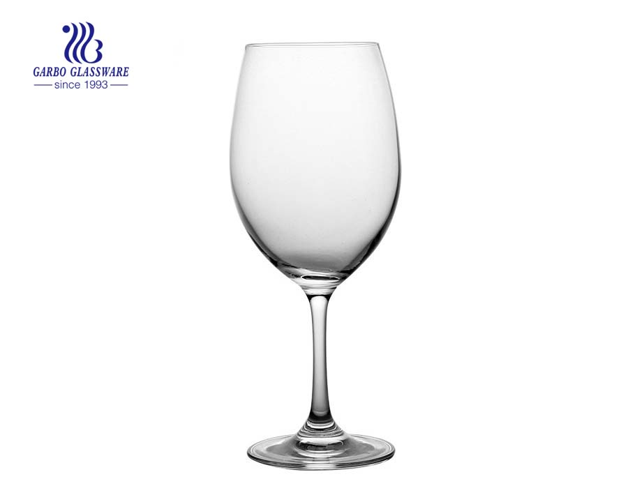 Vaso de vino de cristal de 18 oz Vaso de vino tinto o blanco Vaso de Burdeos