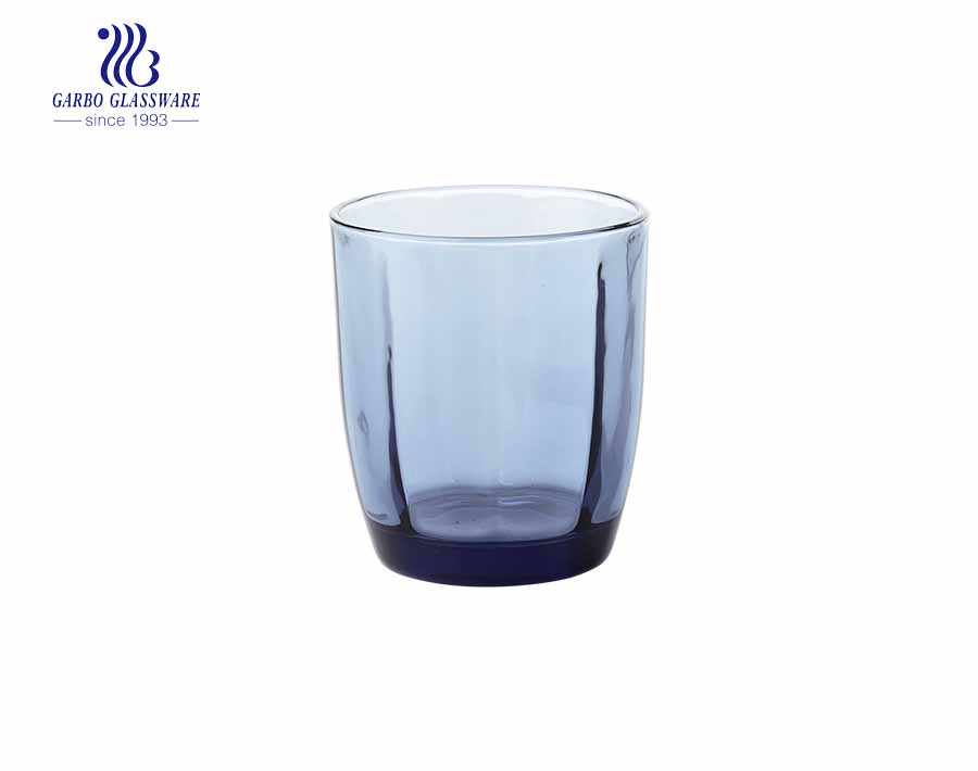 Exquisite purple color glass water cups juice tumbler