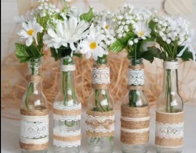 How to use waste glass bottles