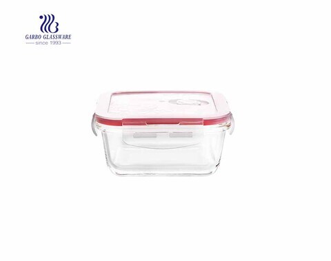 570cc Factory cheap leakproof airtight glass baking lunch box