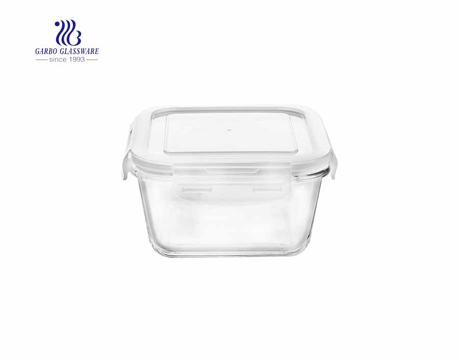 570cc Factory cheap leakproof airtight glass baking lunch box