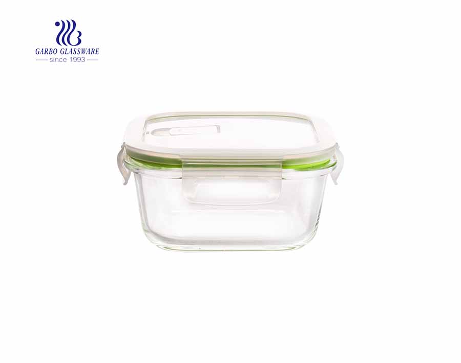 570cc Factory cheap leakproof airtight glass baking lunch box