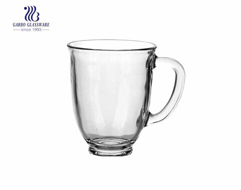 glass beer mug in handle glass cup for beer drinking