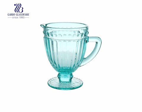 Bình đựng thủy tinh màu 1.3L Horizon Blue với thiết kế sọc