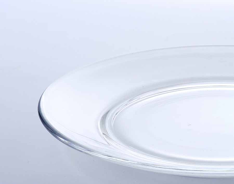 Simple Style 1650ml Food grade crystal glass Glass  Fruit Bowl Set   