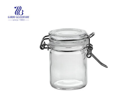 High Quality Glass Storage Jars Plating Glass Storage Jars