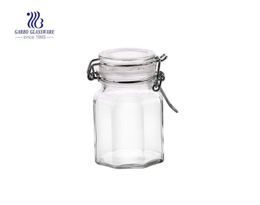 High Quality Glass Storage Jars Plating Glass Storage Jars