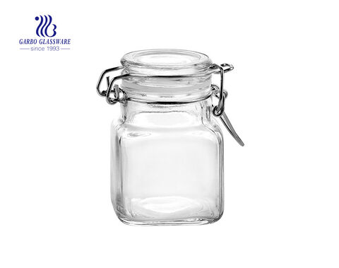 hot sale plating glass storage jars with high quality 