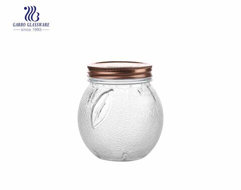 500ml Clear Glass Storage Jars Hot Sale Storage Jars	