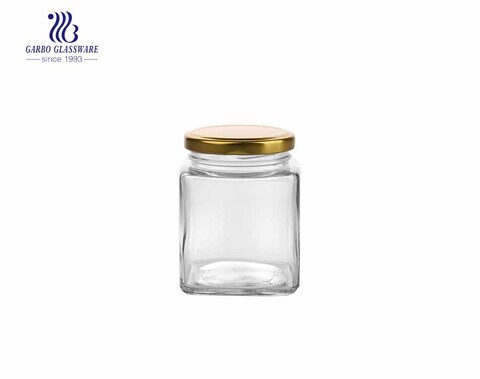 便利なガラス保存瓶クラシックなガラス食品瓶