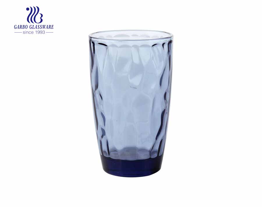 200ml blue color whisky rock glass cups for bar